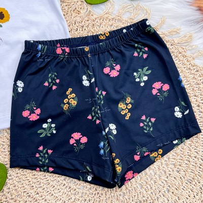  Pijama Dream to Bloom Branco e Marinho